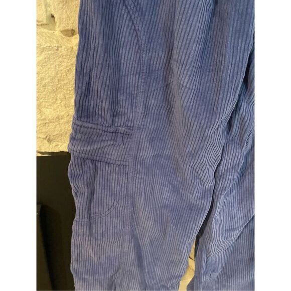 Urban Outfitters Blue Wide Leg 100% Cotton Corduroy Baggy Pants Size 25 - Picture 6 of 8